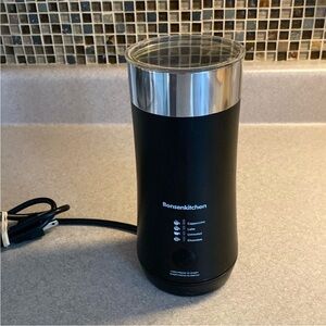 Bonsenkitchen Electric Milk Frother Steamer
